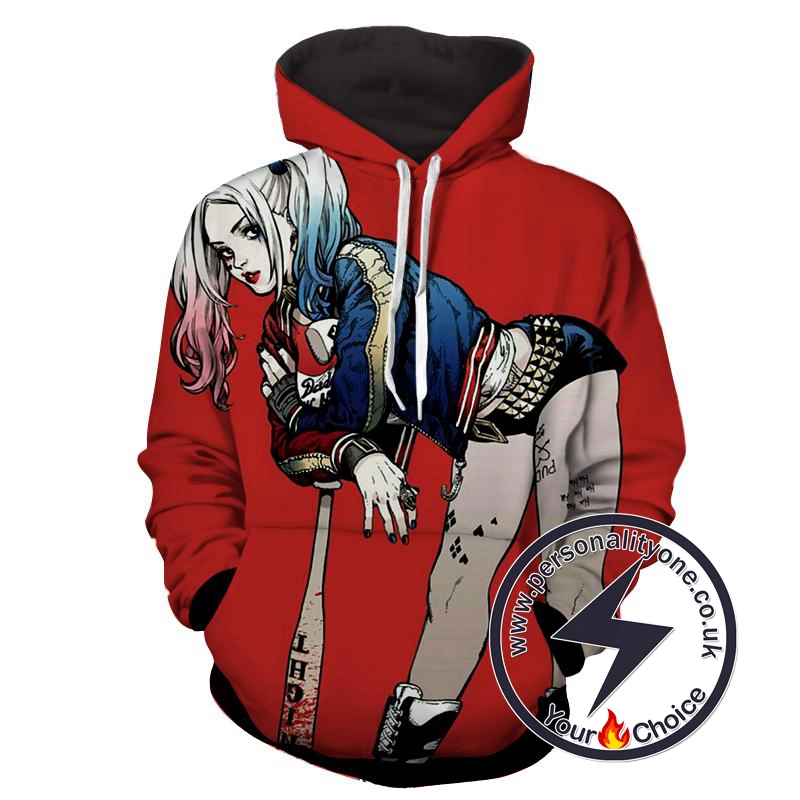 Harley Quinn - Harley Quinn 3D - Hoodies